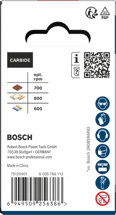 Balení závitové děrové pily Bosch PRO Construction Material.
